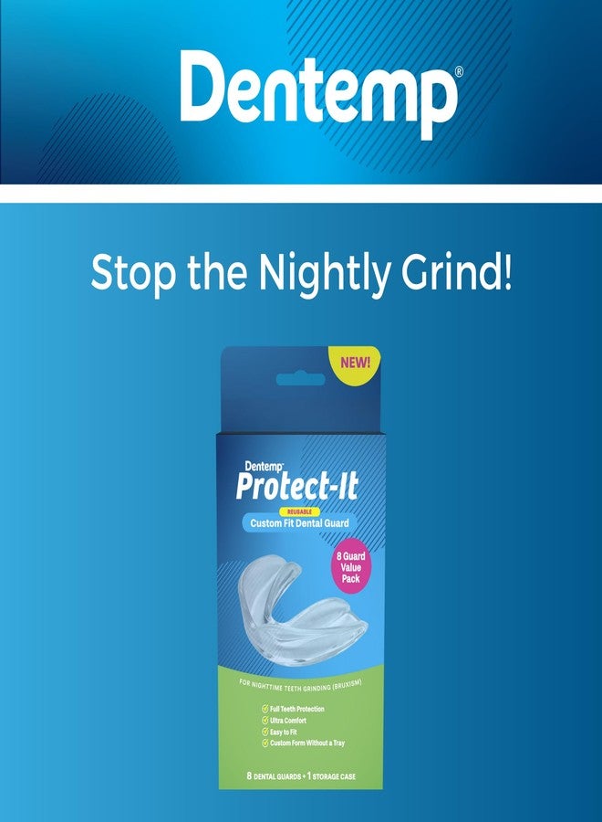 Dentemp Protect-It Custom Fit Mouth Guard 4 Pack for Teeth Grinding at Night - Night Guards for Sleep - Image 2
