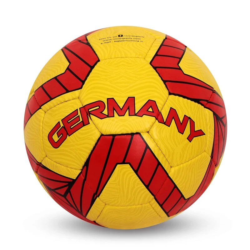 نيفيا Nivia Kross World Rubber Football - Size 5, Multicolour, Ideal for Training and Match