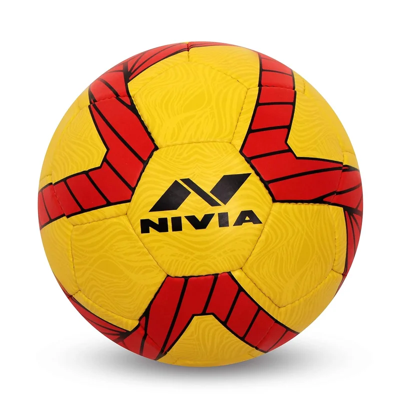 نيفيا Nivia Kross World Rubber Football - Size 5, Multicolour, Ideal for Training and Match