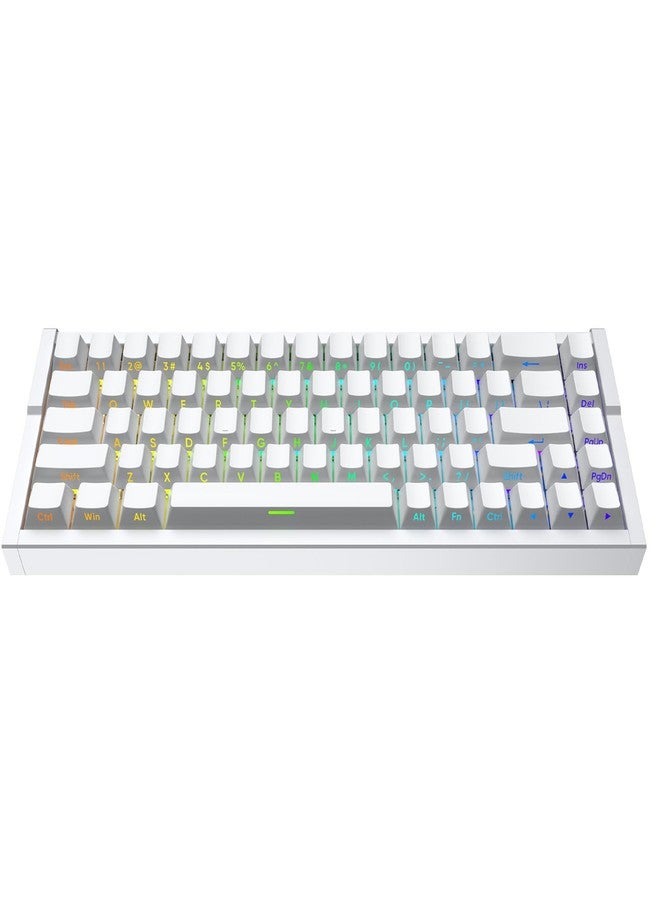 IROK MG68ACE 68 Keys Wired Magnetic Switch Keyboard, Aluminum Alloy Body, 8K Low Latency, Hot Swappable ARGB, Web Driver,Rapid Trigger Customizable Gaming Keyboard(White) - Image 1