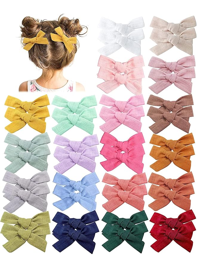 KASTWAVE Baby Girl Hair Clips Bows Hair Barrettes Accessory For Babies Assorted Hair Accessories Alligator Clip For Little Girls Toddlers Teens Kids - Image 1