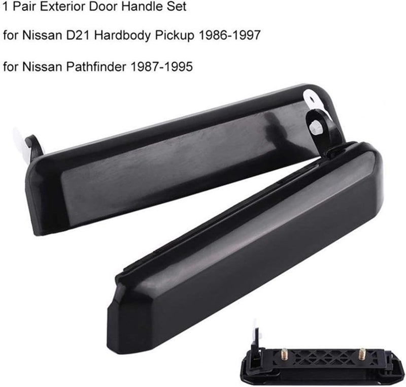 QASULER Car Exterior Door Handle Set for Nissan - Image 2