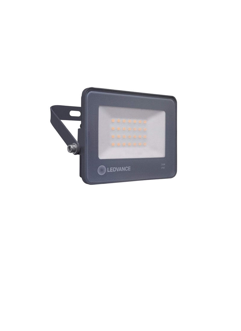 LEDVANCE - LEDVANCE Outdoor/Indoor ECO LED Flood Floodlight Luminaires 20W, Car Park/Security/Architectural, Light Weight, Slim Design, IP65 Water Resistance, Day Light, 1700lm, 6500k, LEDV-ECO-FL-20W-DL - Image 1