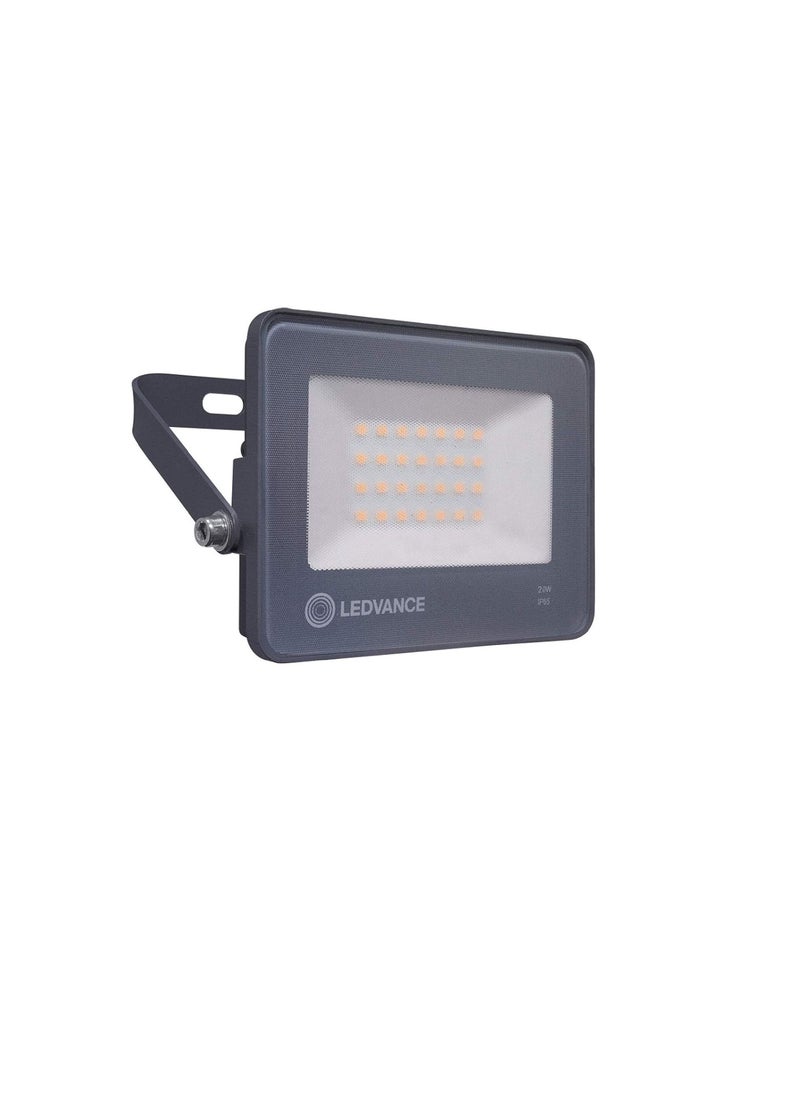 LEDVANCE - LEDVANCE Outdoor/Indoor ECO LED Flood Floodlight Luminaires 20W, Car Park/Security/Architectural, Light Weight, Slim Design, IP65 Water Resistance, Day Light, 1700lm, 6500k, LEDV-ECO-FL-20W-DL - Image 1