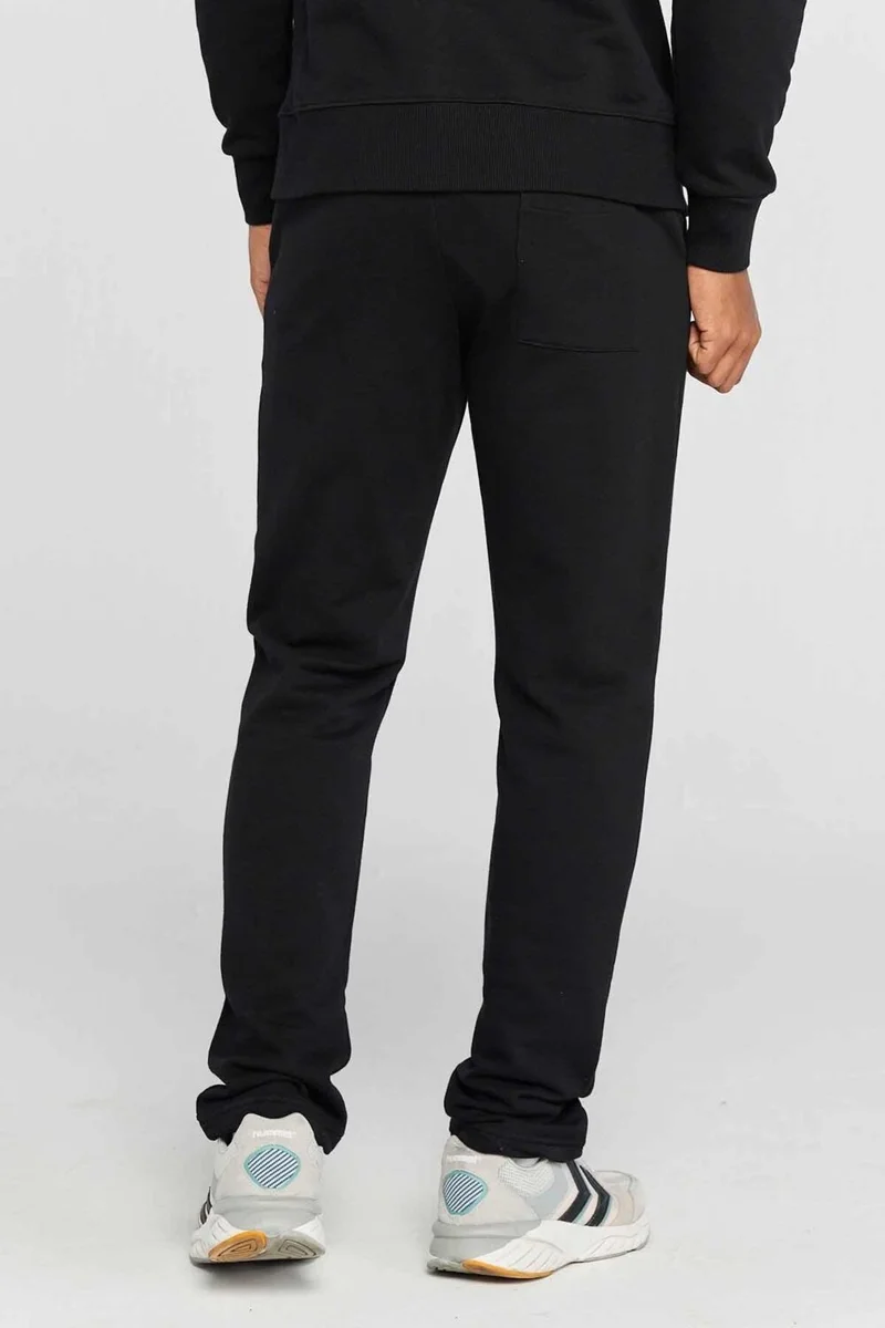 هامل Hummel Men's Sweatpants Cotton Fabric Straight Leg Men's Sweatpants 932096-2001BLACK