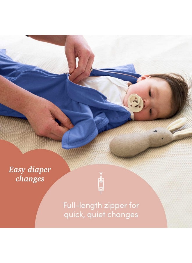 SleepingBaby Zipadeezip Transition Swaddle Baby Swaddling Blanket With Zipper Convenience Roomy Baby Wearable Blanket For Easy Diaper Changes Classicboy Medium (612 Month) 3 Pack - Image 4