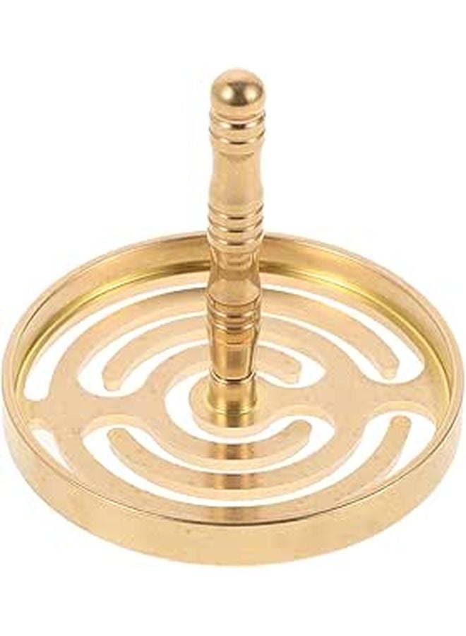Brass Incense Mold Tool 6cm Concentric Circle DIY Pressing Seal for Home and Tea Room - Image 1
