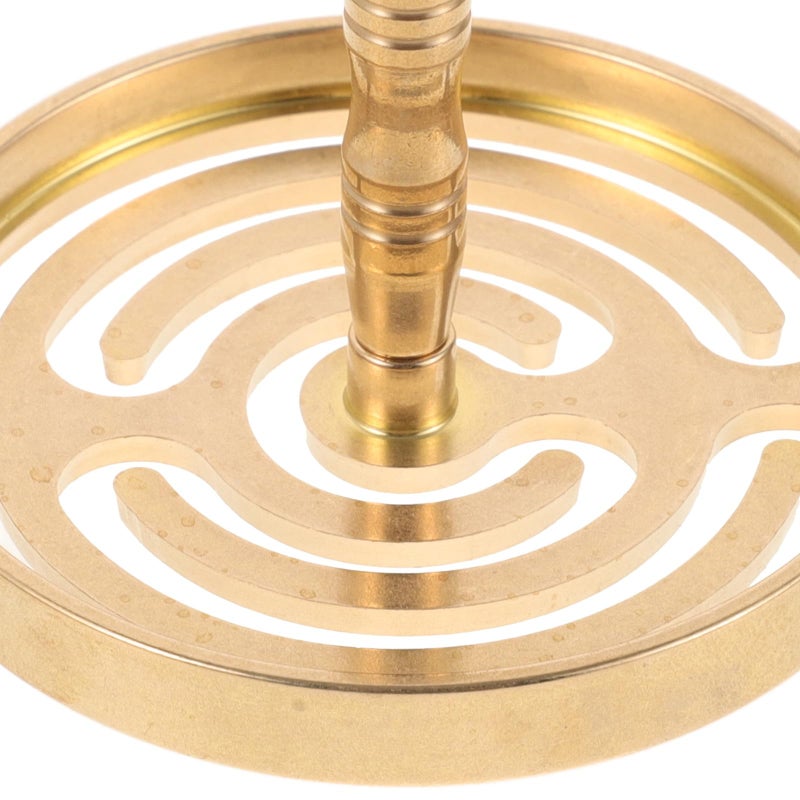 Brass Incense Mold Tool 6cm Concentric Circle DIY Pressing Seal for Home and Tea Room - Image 4