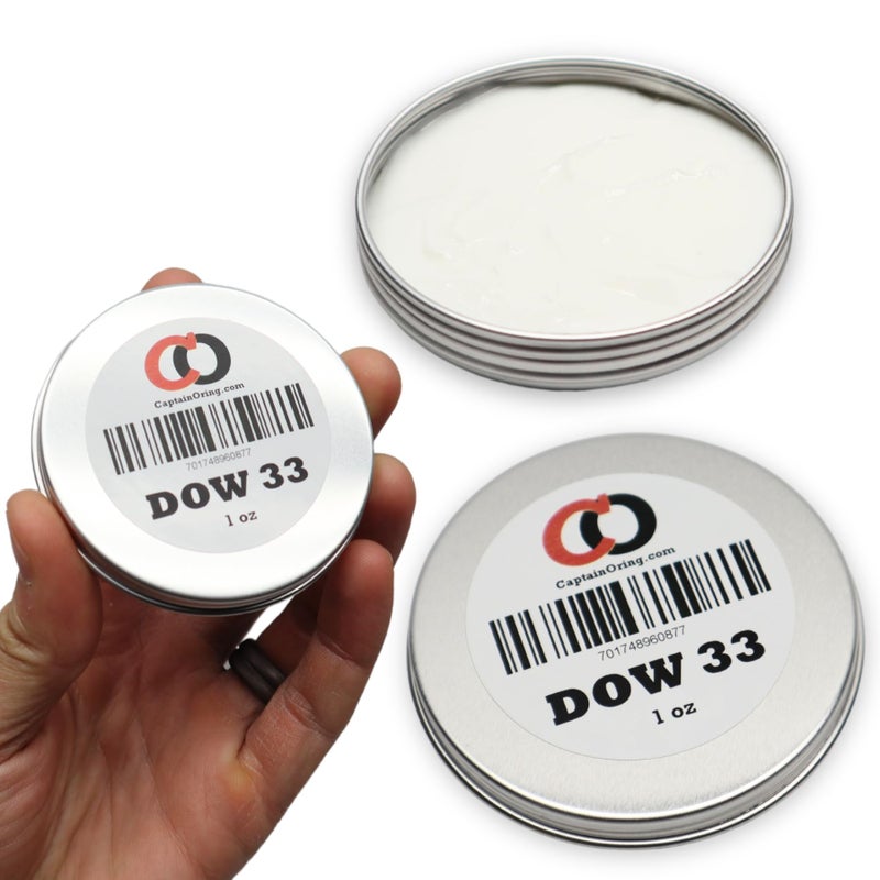 Captain O-Ring زيت تشحيم كابتن O-Ring DOW 33 للكرة الطلاء (عبوة 1 أونصة DOW33) لزيت صيانة مسدس الكرة الطلاء - Image 1