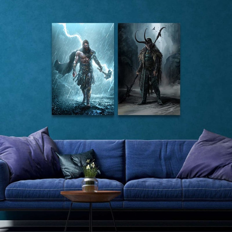 ماركتنا لوحة قماشية ثنائية بتصميم أنمي - Image 1