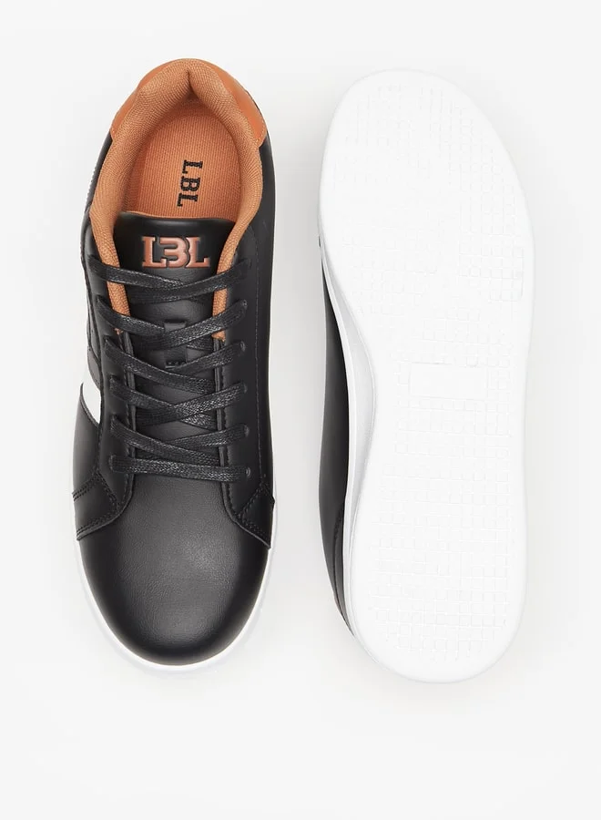 LBL by Shoexpress Men's Panelled Sneakers with Lace-Up Closure