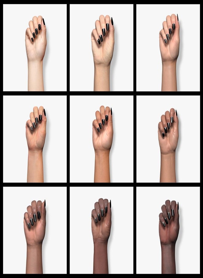 KIARA SKY Soak Off Gel Nail Polish 0.5 fl oz, BLACK TO BLACK (G435) - Image 4