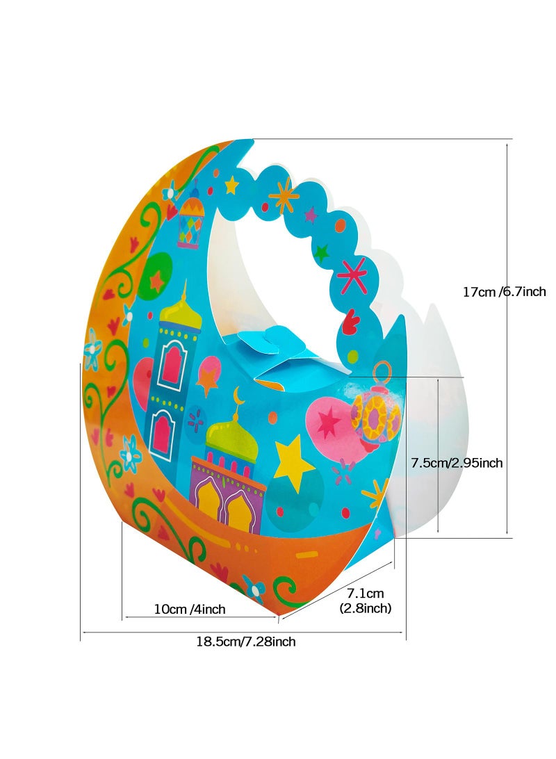 50 Pieces Candy Packaging Cardboard Box For Eid Mubark Ramadan Kareem Party Souvenir Gift Boxes - Image 2