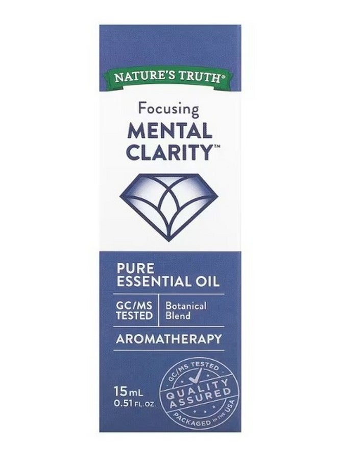 Nature's Truth Pure Essential Oil Focusing Mental Clarity 0.51 fl oz 15 ml  - Image 2