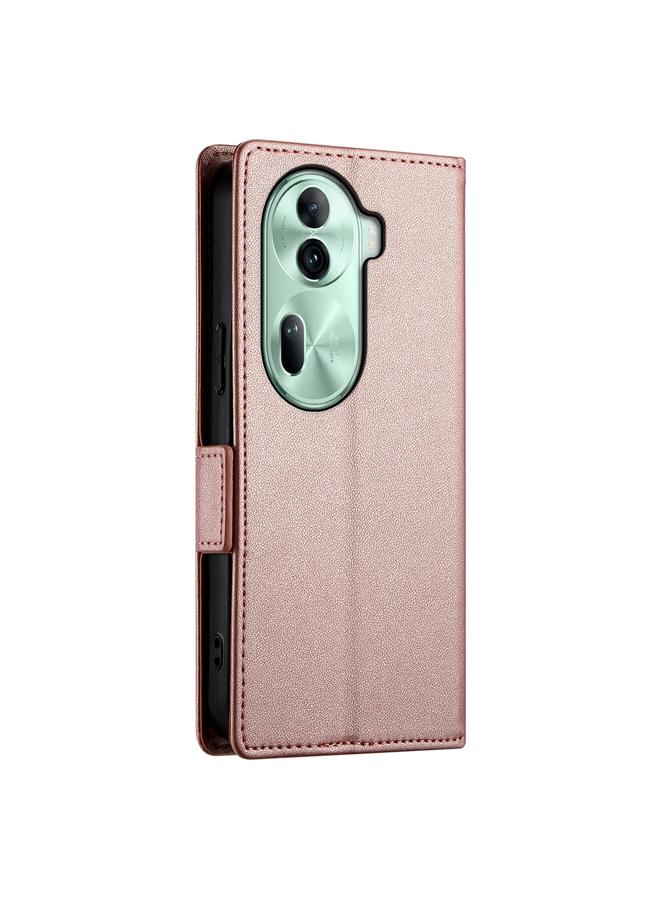 اس-توب جراب لهاتف OPPO Reno11 Pro 5G Global بمشبك جانبي مغناطيسي من الجلد المصقول - Image 3