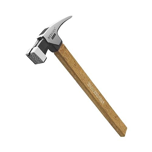 BOOSDEN Claw Hammer, BOOSDEN 15 oz Hammer, Framing Hammer with Milled-Faced Steel Head, Carpenter Hammer with Bamboo Handle and Scale, Nailing Hammer with Magnetic Nail Holder for Home Repair, DIY, Woodwork - Image 1