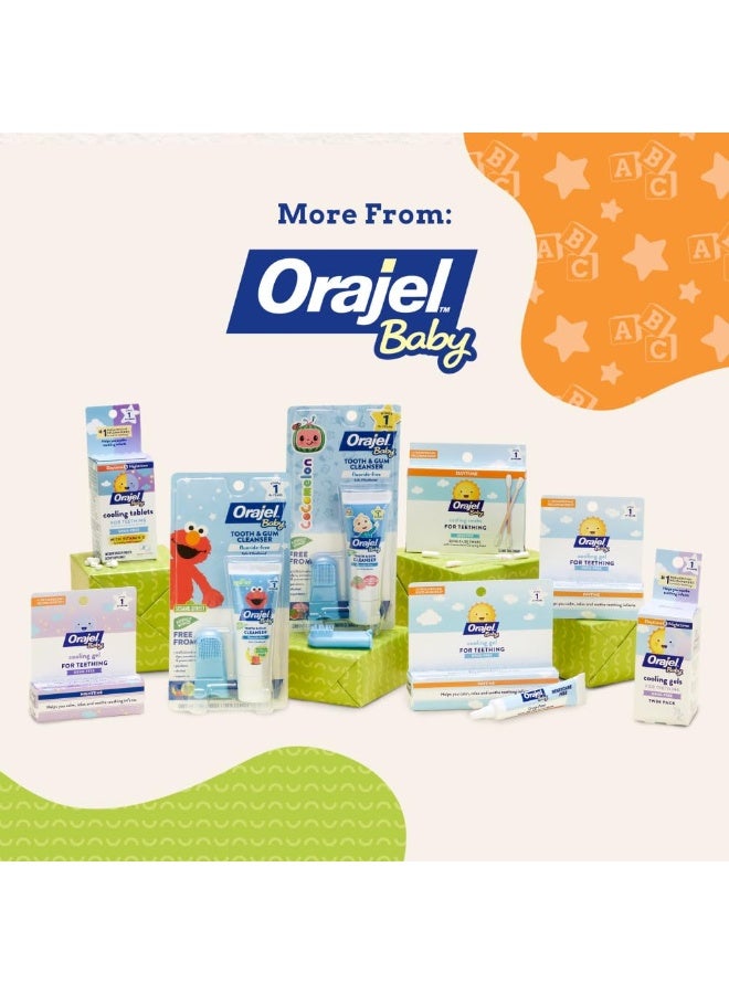 Orajel Baby Elmo Tooth Gum Cleanser FluorideFree 1 Finger brush 1 Toothpaste 1oz 1 Pediatrician Recommended FluorideFree Toothpaste - Image 5