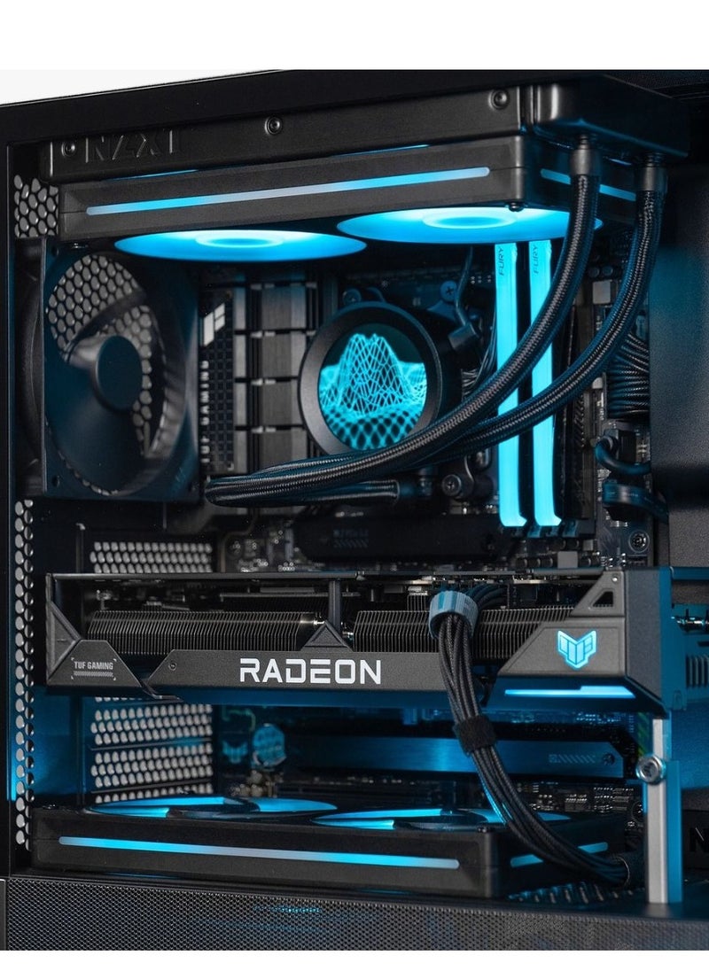 NANOTECH - Graviton Annihilator Gaming PC - Intel Core Ultra 7 265KF Processor, 20-Cores & 20-Threads, Z890 Motherboard, DDR5 32GB (2*16) Ram, 2TB Gen 4.0*4 NVMe M.2 SSD, Nvidia GeForce RTX 5080 16GB GDDR7 Graphics Card, 2 Fan AIO Liquid Cooler, 850W 80 Plus Gold Power Supply, Windows 11 Pro | Wi-Fi - Image 1