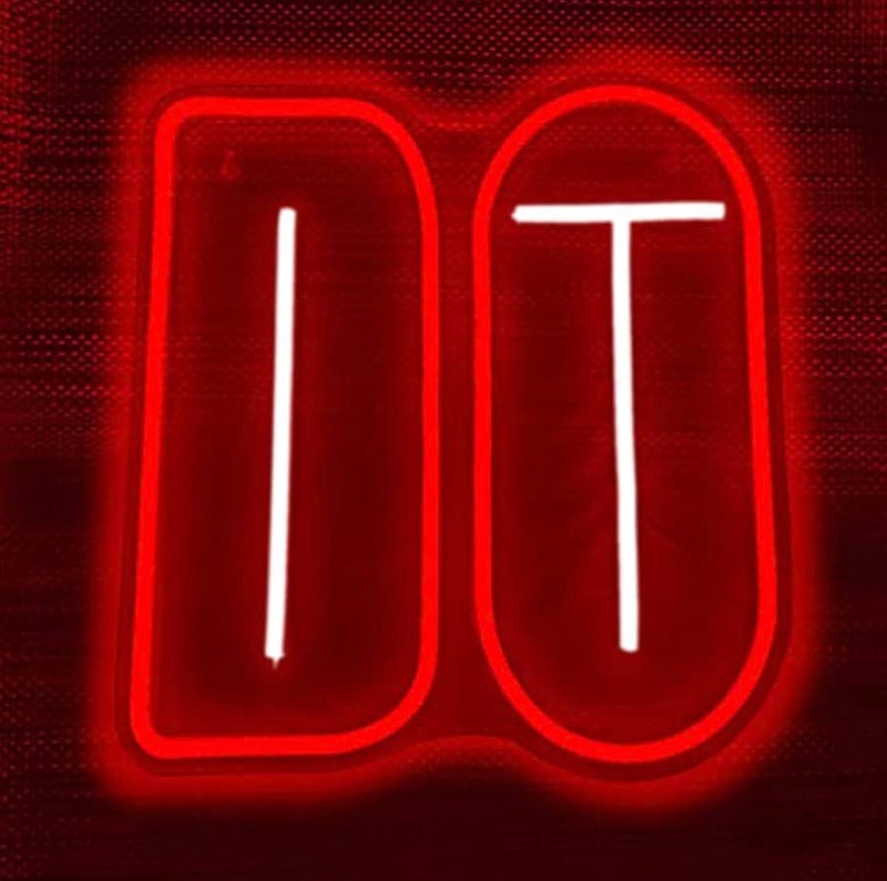 THE PARTY PLANET DO IT Neon Lights for Bedroom Wall Sign Motto Led Neon Signs Bar Letter Do It Neon Signs for Wall Decor Sign Words Neon Silicone Tube Words Acrylic Room Decor Bar Decor Signs 12x13 Inch  - Image 3