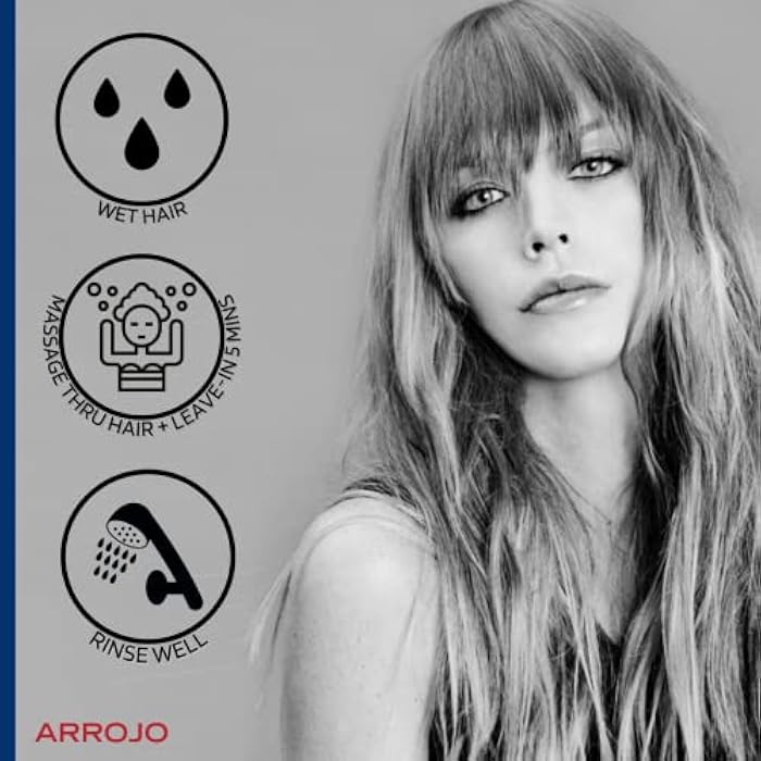 Arrojo Rogue Co-Cleanse Hair Conditioner – Cleansing Conditioner W/Chamomile & Acai Palm - Curl Conditioner For Curly Hair & Healthy Waves – Paraben & Sulfate Free Conditioner (8 oz) - Image 5