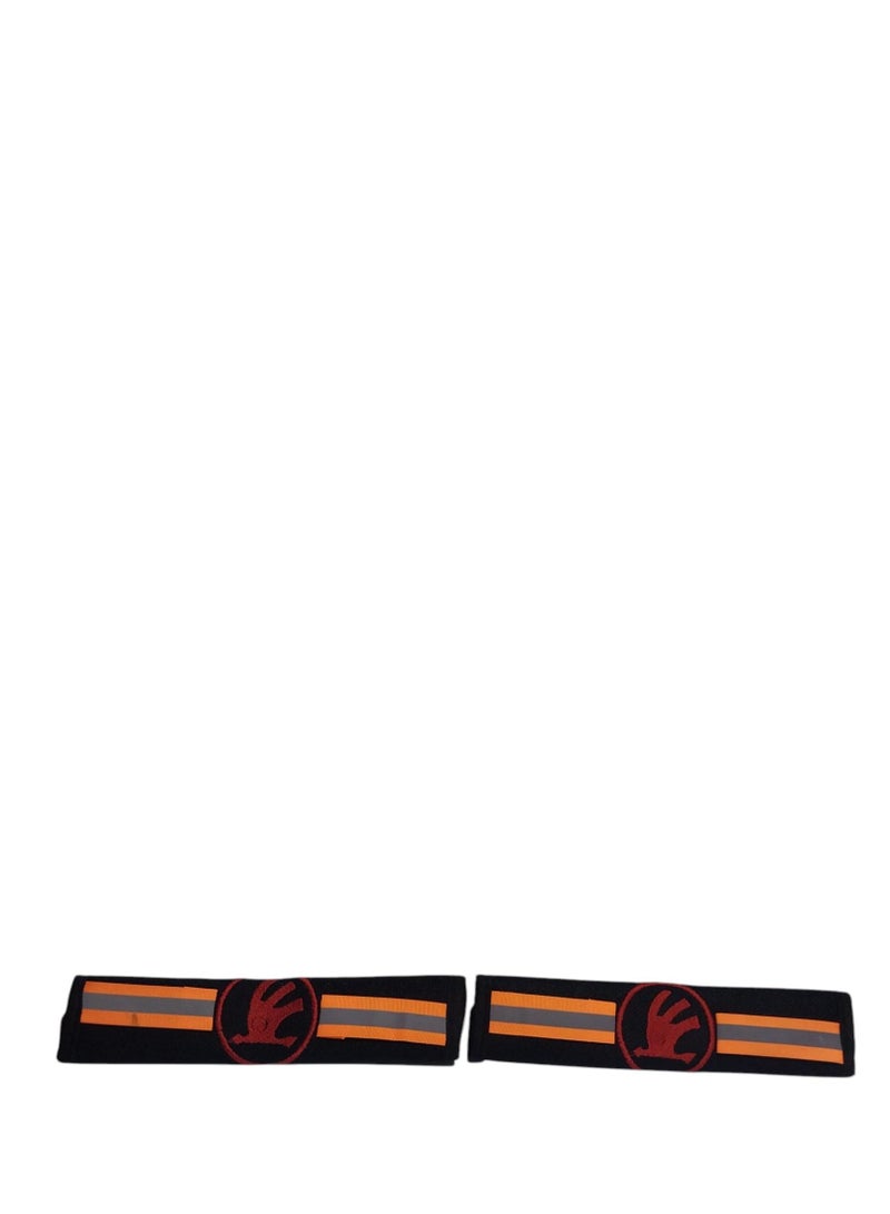 Phosphorescent seat belt decoration car logo on belt decoration - Image 2