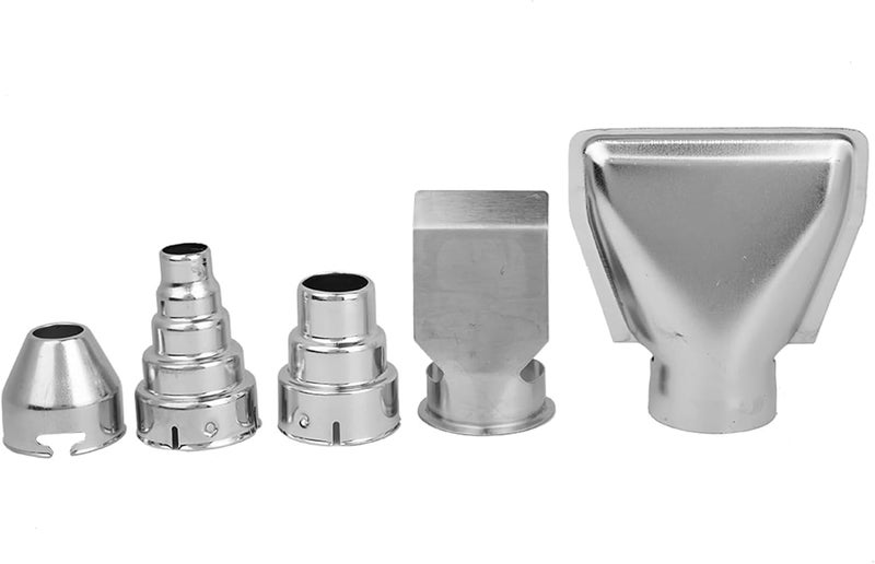 Generic 5pcs Stainless Steel Heat Nozzles Heat Blower Tips for Hot Air Guns Universal 35mm - Image 5