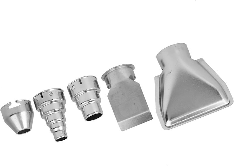 Generic 5pcs Stainless Steel Heat Nozzles Heat Blower Tips for Hot Air Guns Universal 35mm - Image 3
