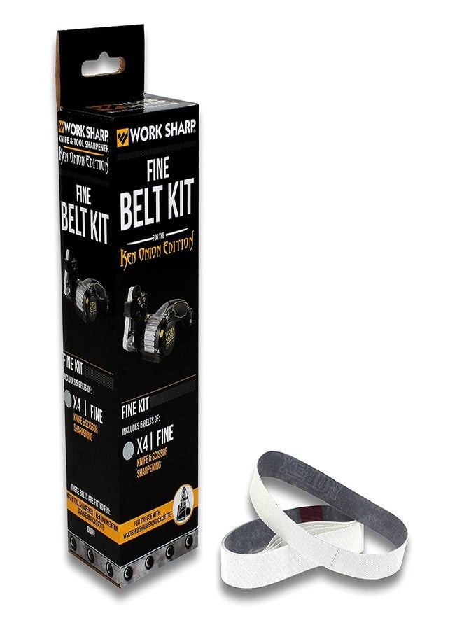 Work Sharp WSSAKO81120 Fine Grit Belt Kit, White/Grey for Ken Onion Edition - Image 1