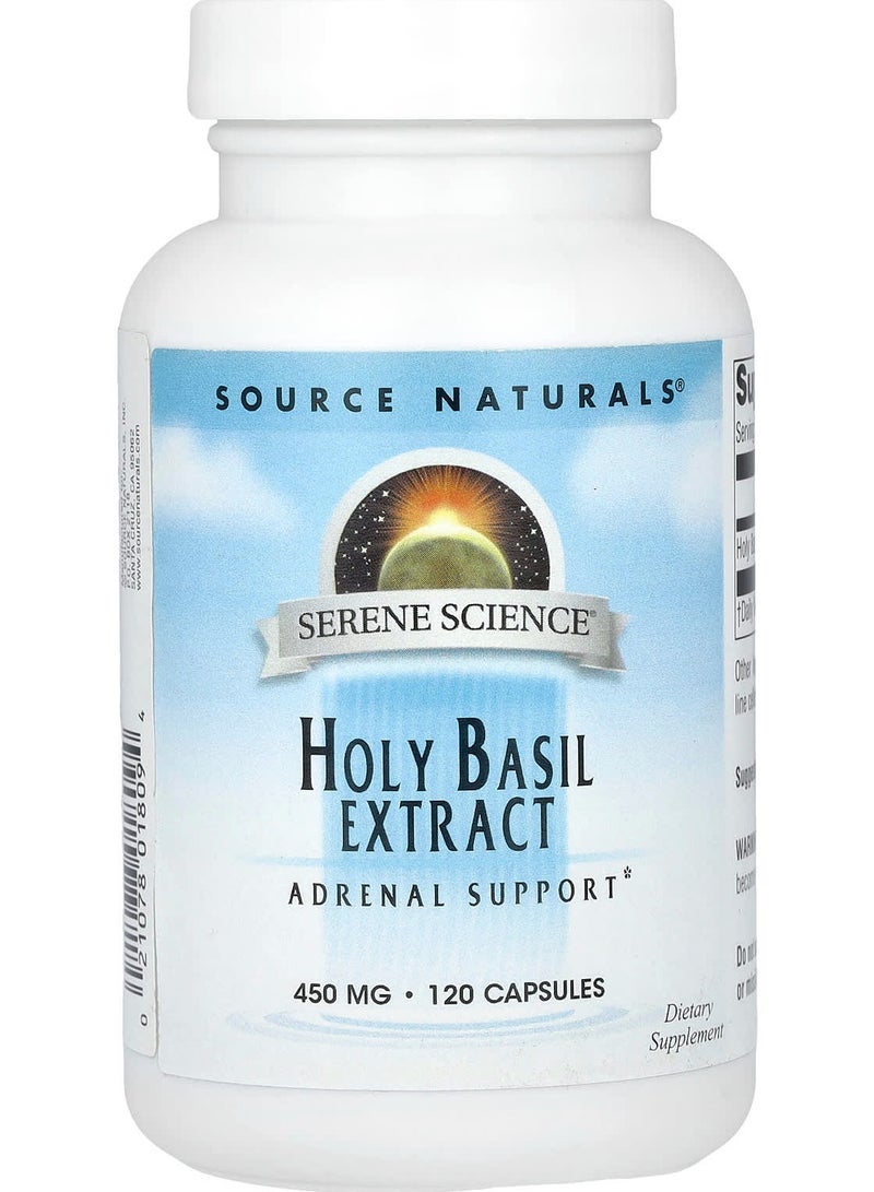 Holy Basil Extract, 450 mg, 120 Capsules