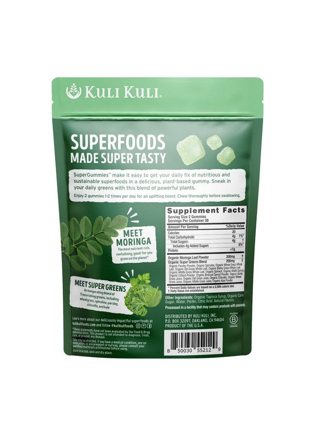 Kuli Kuli Super Energy Gummies - Energy Supplements with Moringa, Caffeine-Free Natural Energy Booster - 60 Non-GMO, Gluten-Free Moringa Gummies - Image 2