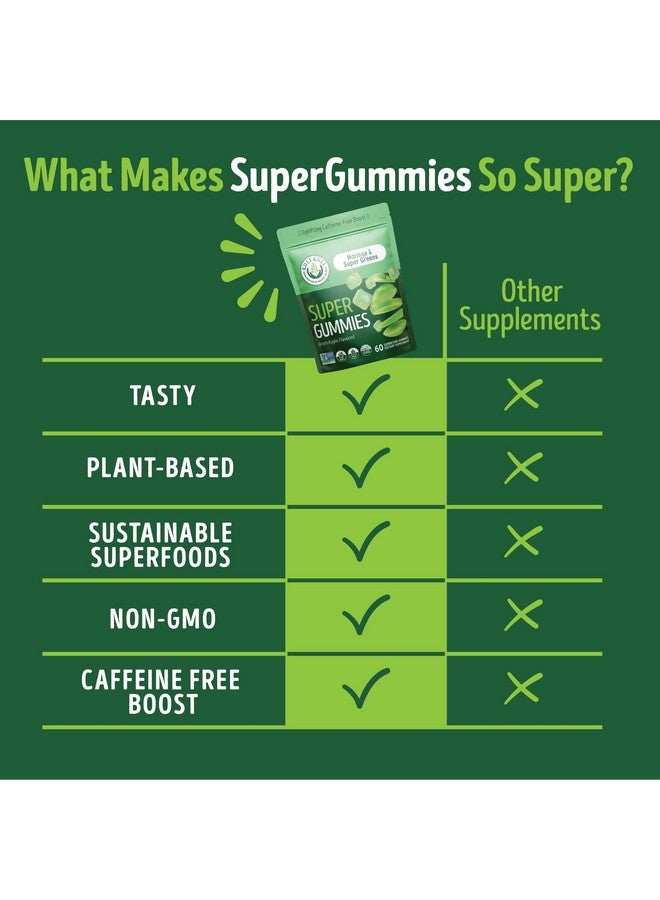 Kuli Kuli Super Energy Gummies - Energy Supplements with Moringa, Caffeine-Free Natural Energy Booster - 60 Non-GMO, Gluten-Free Moringa Gummies - Image 3