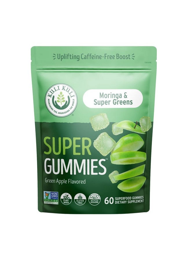 Kuli Kuli Super Energy Gummies - Energy Supplements with Moringa, Caffeine-Free Natural Energy Booster - 60 Non-GMO, Gluten-Free Moringa Gummies - Image 1