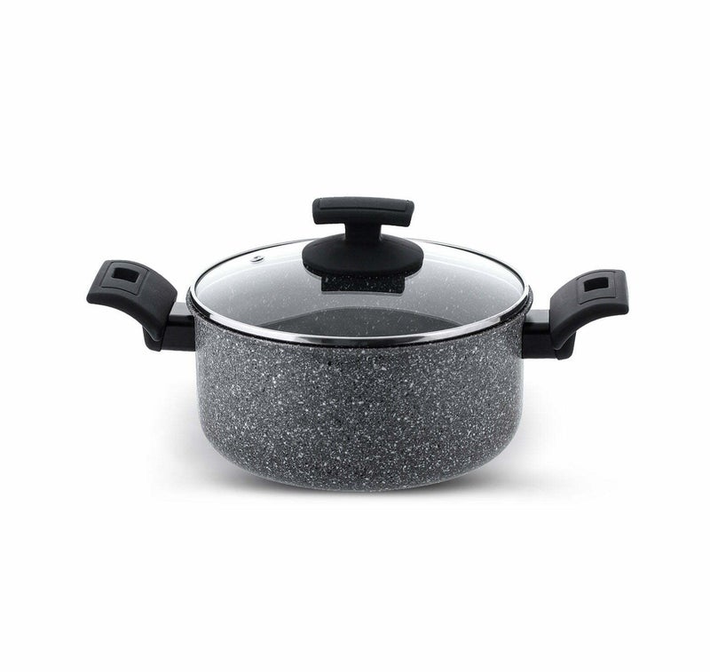 Rossetti Elementi Natura Casserole with Glass Lid (20cm) - Image 1