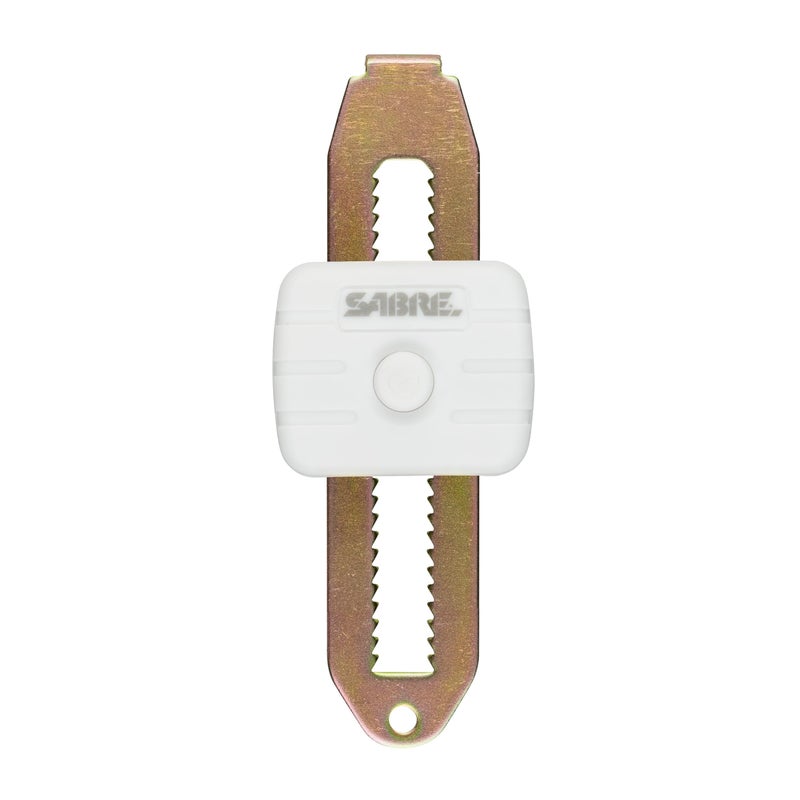 SABRE Compact Travel Door Lock, Portable Security Lock for Travel, Hotels, & Rentals, Withstands 650 lbs of Force, Installs in Seconds, No Tools Required, Lightweight & Small for Easy Carry - Image 1