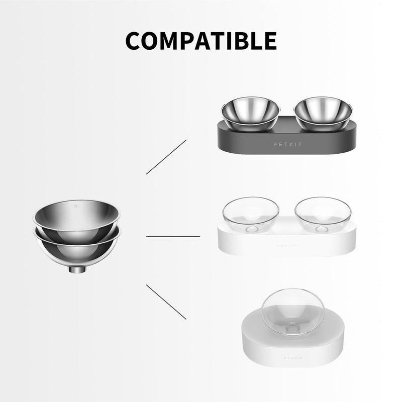 PETKIT Fresh Nano Replaced Stainless Steel Bowls (2PCS) - Image 2