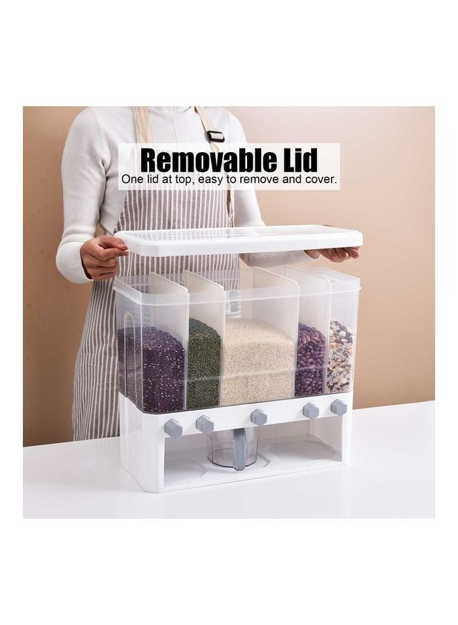 RollsTimi  Rice Dispenser White 19.5x42x35.2cm  - Image 2
