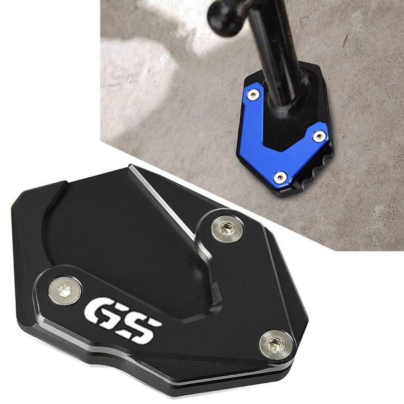 Generic FREAXLL Motorcycle Kickstand Side Stand Enlarger Extension Pate Pad,Fit with B.M.W R 1200 GS LC 2012-2018 R1250GS R 1250 GS 2018-2023 R1200GS Rallye 2016-2018 (Black)  - Image 1