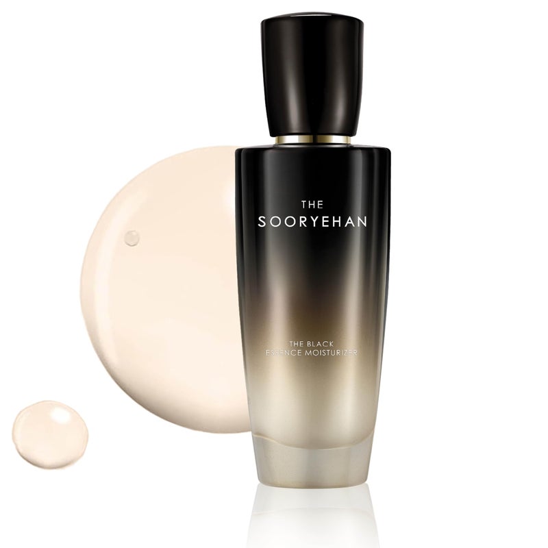 Sooryehan The Black (Essence Moisturizer, 130ml/4.4fl oz) - Lightweight Cream for Moisture Barrier, Rejuvenate Dull, Aging Skin. Premium Korean Skin Care. Black Yeast, Hyaluronic Acid, - Image 1