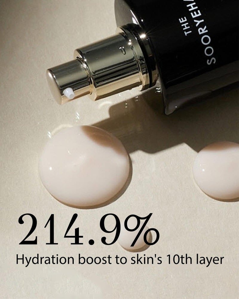 Sooryehan The Black (Essence Moisturizer, 130ml/4.4fl oz) - Lightweight Cream for Moisture Barrier, Rejuvenate Dull, Aging Skin. Premium Korean Skin Care. Black Yeast, Hyaluronic Acid, - Image 3