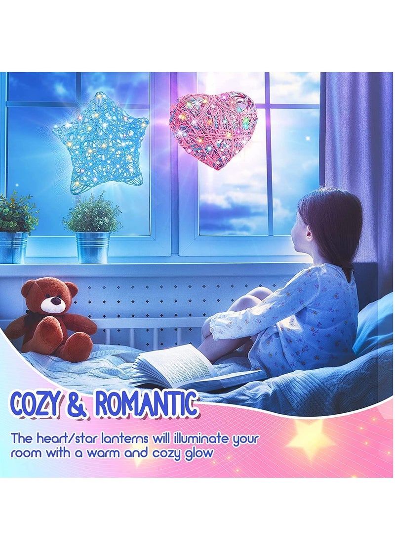 3D String Art Kit for Kids Craft Kits for Kids Age 7-12 Gifts for 7-12 Year Olds Girls Arts and Crafts for Kids Age 7 8 9 10 11 12 Toys for 7 8 9 10 11 12 Year Old Girls DIY Lantern Toys