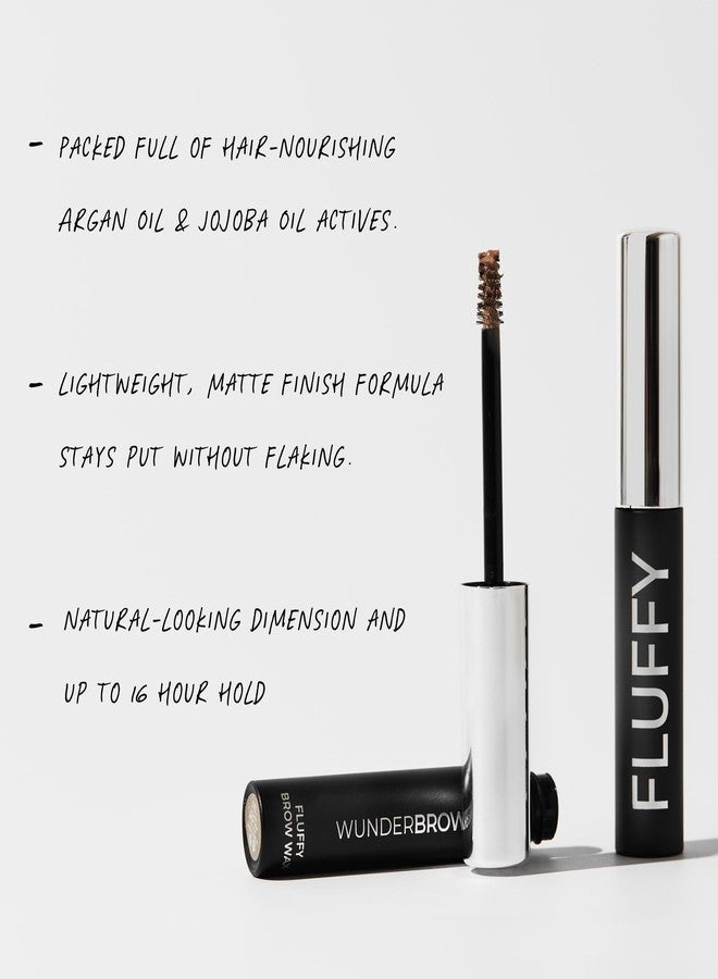 وندر برو شمع الحواجب WUNDERBROW FLUFFY، مقاوم للماء ويدوم طويلاً (شفاف)... - Image 5