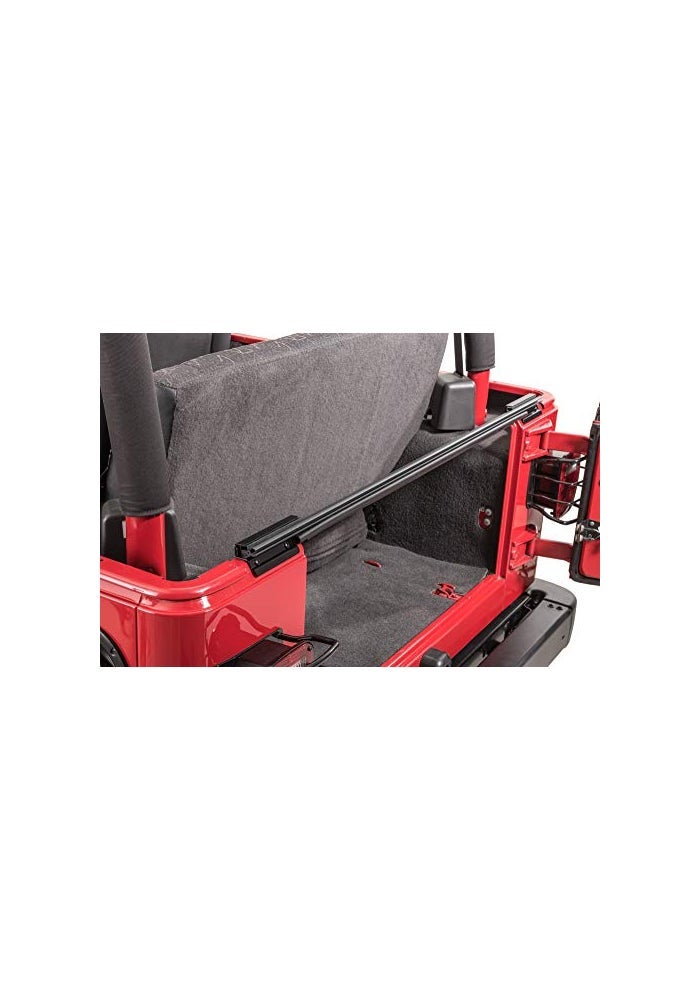 MasterTop Replacement Tailgate Bar Kit Fits Jeep Wrangler 19872006 YJ TJ and Unlimited LJ Compatible with Soft Tops and Tonneau Covers Metal Construction with Durable Rubber Weather Seal