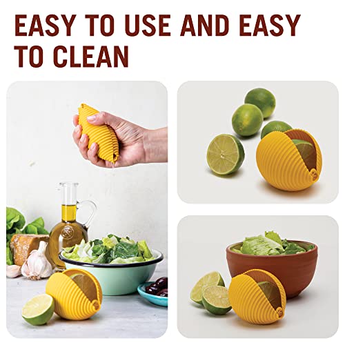 Monkey Business Funny Silicone Lemon Squeezer in Pasta Shape/Maximum Juice Without Mess/Easy to Use and Easy to Clean - Prevents Unwanted Splashes and Also Retains the Cores! - Image 3