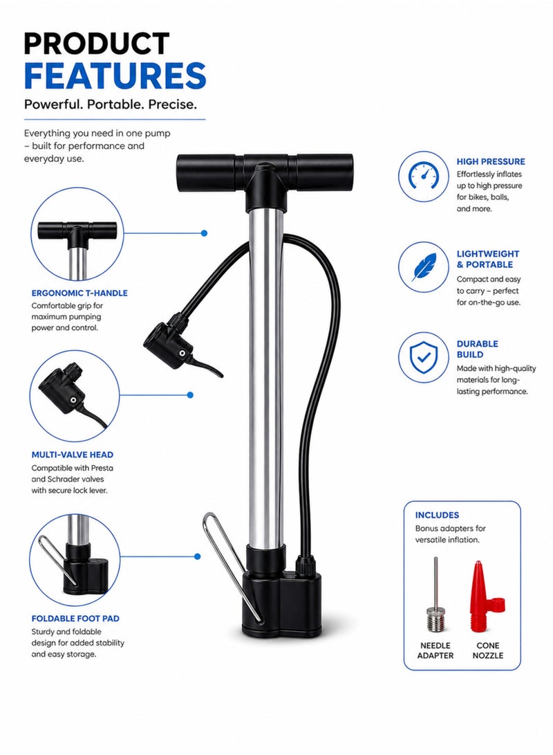 DBLEW Multifunctional Hand Air Pump - Image 3