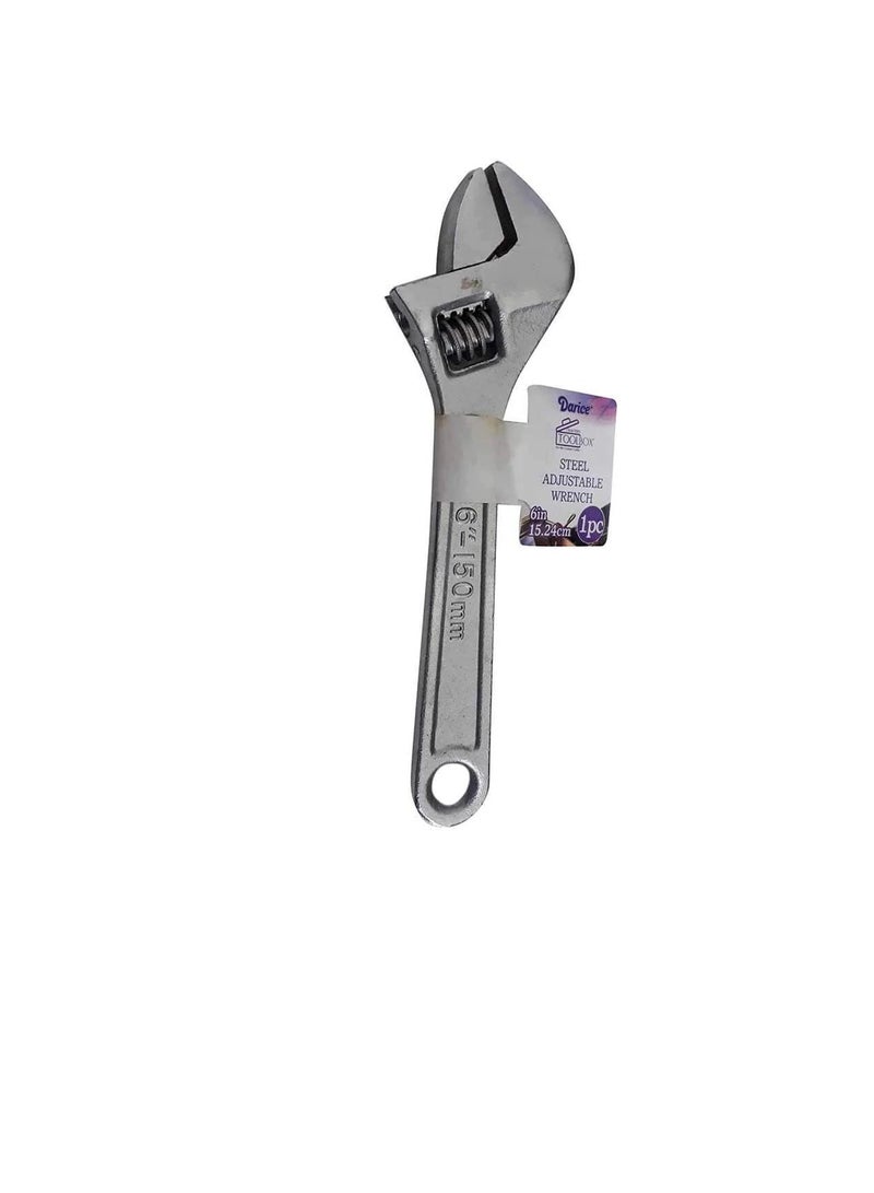 مفتاح ربط فولاذي قابل للتعديل من Crafter's Toolbox ™ ستة بوصات - Image 3