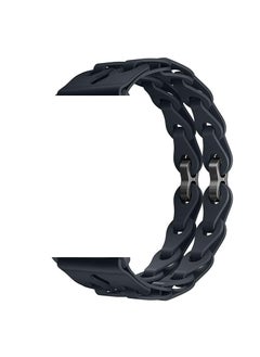 Y&D For Apple 42/44/45/49mm Fashion Hollow Silicone Bracelet Strap  - Image 1