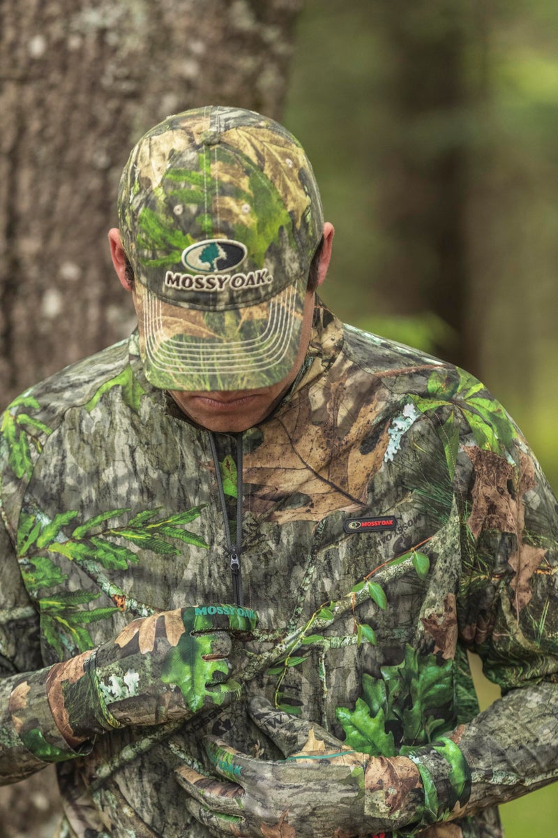 Mossy Oak Lightweight Camo Hunting Gloves - Image 2
