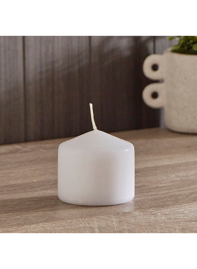 Home Box Luna Pillar Candle 8 x 7.5 x 8 cm - Image 1