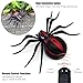 Tipmant RC Spider Toy IR Remote Control Tarantula Realistic Animal for Pets Cats Dogs Prank Toy Toddler Kids Birthday Gifts Includes Screwdriver Battery - Image 2