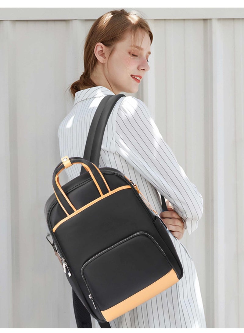 بوباي BOPAI Professional Wa Laptop Backpack - Stylish Work Bag with Luggage Strap for Business, Travel and Office Use - BO-LB811-Black - Image 2